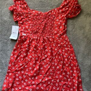 Red Summer Dress RVCA